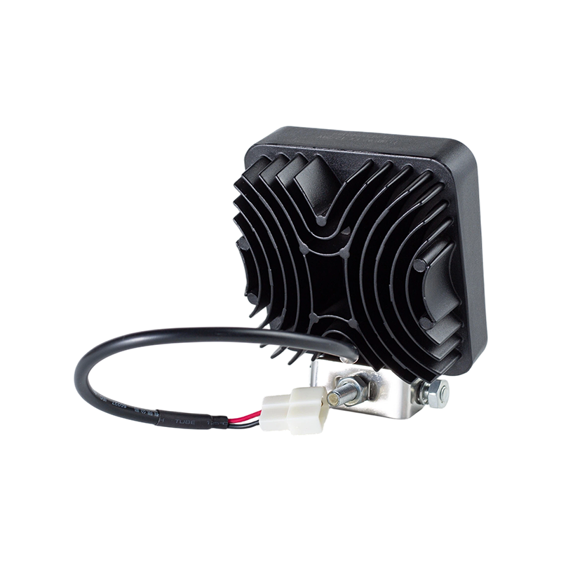 IP67 002 Heavy-Duty 9-LED Square Work Light for Industrial Vehicles
