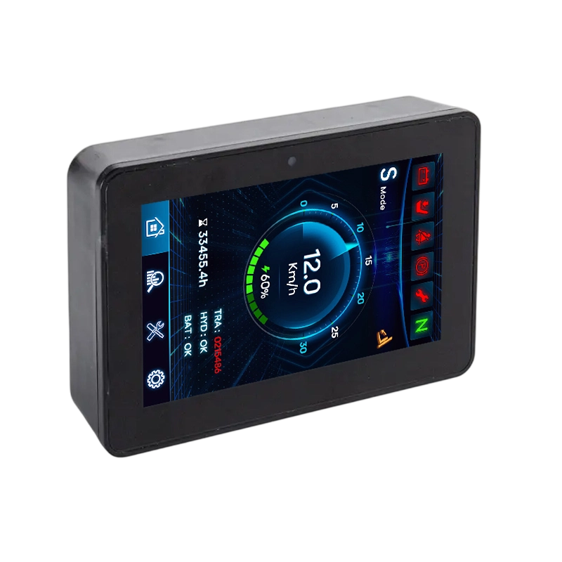 5-inch Vertical CAN 2.0B Touchscreen Dashboard for Construction Vehicles