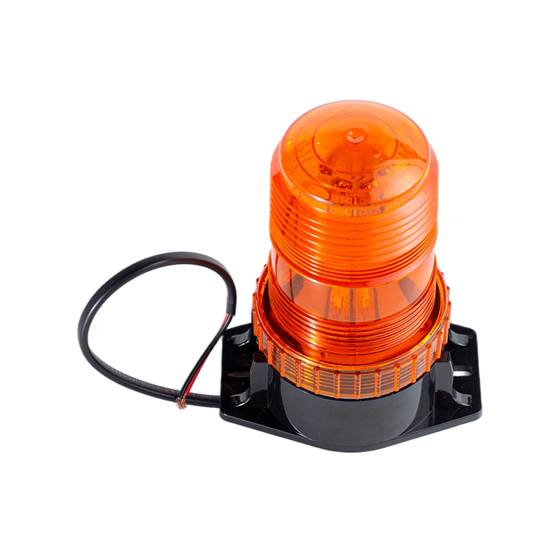IP65 8W DC9-80V 360° Amber Strobe Beacon Warning Light For Forklifts