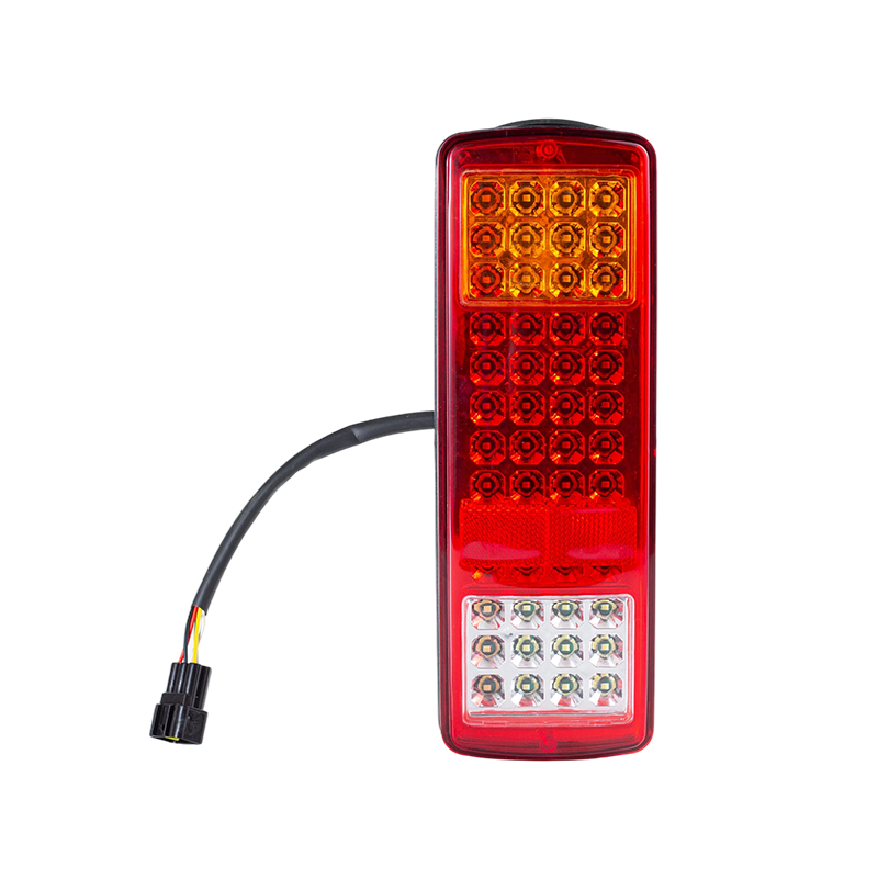 FLDD-SSWD-002 IP55 6W DC12-24V 3-Color Integrated LED Rear Tail Light (Turn Signal + Position Light + Reverse Light)