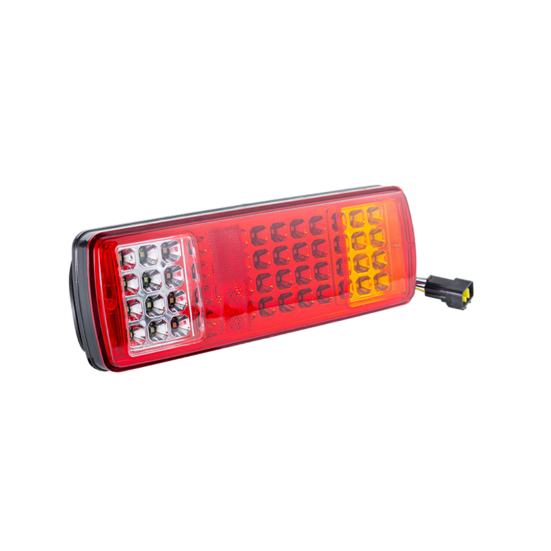 FLDD-SSWD-002 IP55 6W DC12-24V 3-Color Integrated LED Rear Tail Light (Turn Signal + Position Light + Reverse Light)