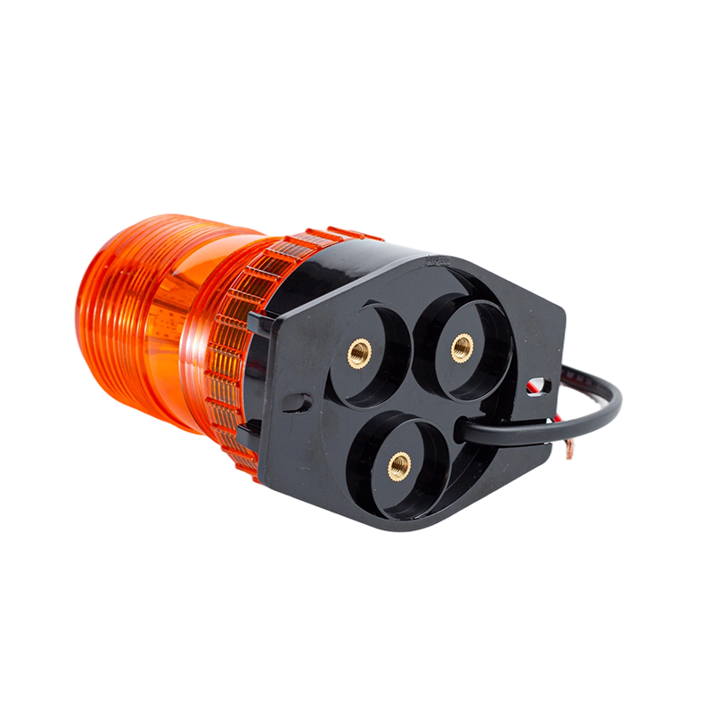 IP65 8W DC9-80V 360° Amber Strobe Beacon Warning Light For Forklifts