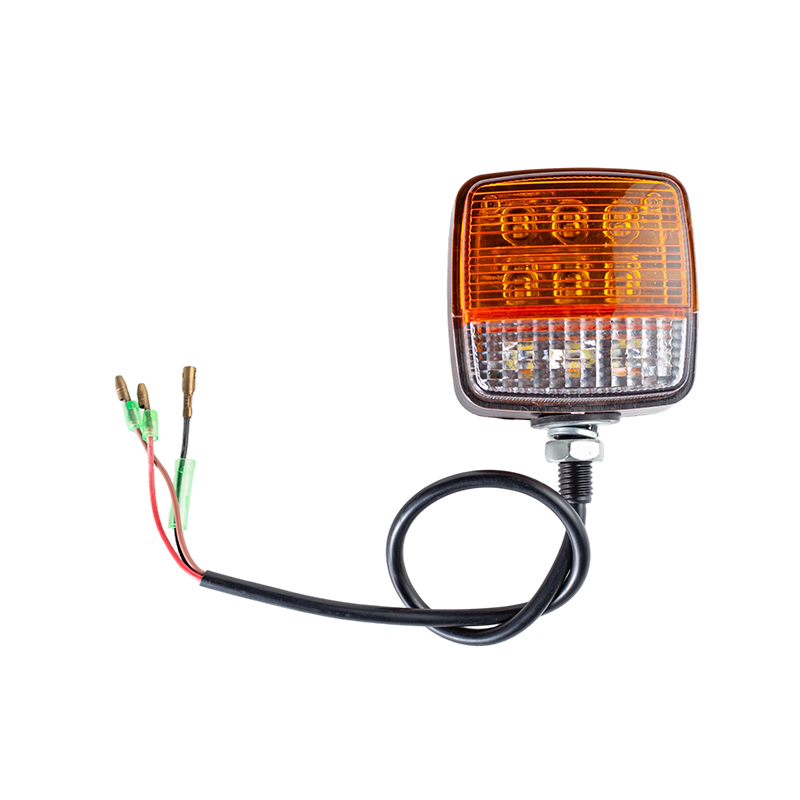 001IP65 Double-Sided Warning Light with Turn Signal and Position Combo Light for Industrial Vehicles