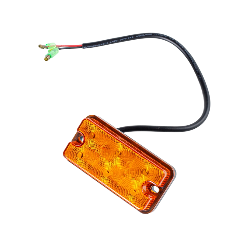 Compact IP66 LED Front Position and Width Indicator Light for Various Engineering Vehicles