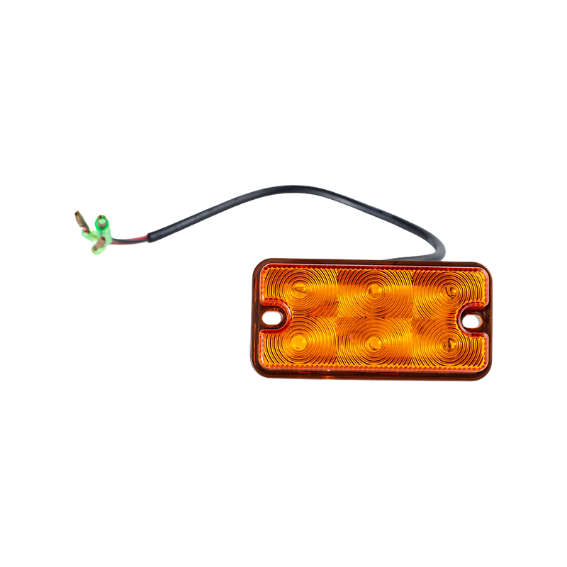 Compact IP66 LED Front Position and Width Indicator Light for Various Engineering Vehicles
