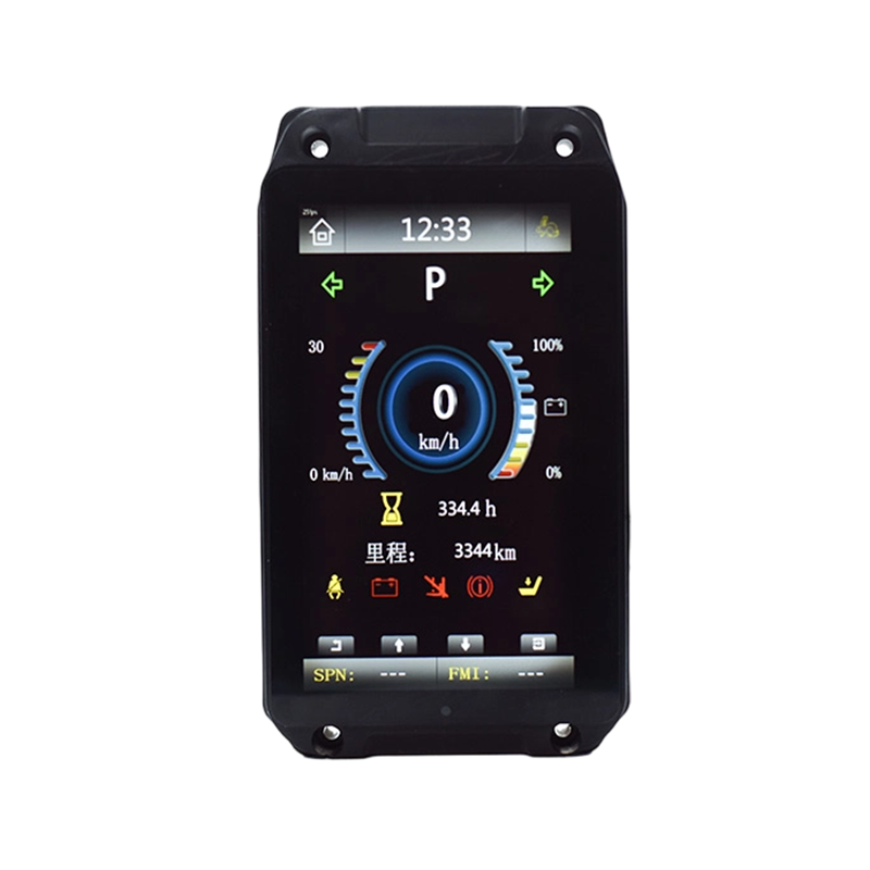 FLYB-1001 IP65 7-inch CAN Bus Dashboard for Construction and Forklift Vehicles