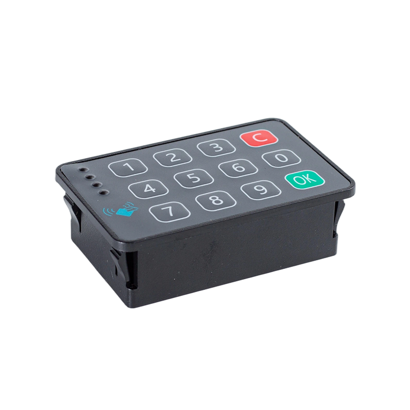 Horizontal  IC Card Reader with Keypad / CAN2.0 125K Baud / Industrial Vehicle Fleet Management Access Control